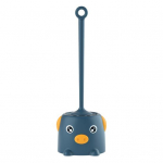 WC-hari Seakujuline WC-puhastushari libisemiskindla pika varrega WC-puhastiga vannitoa jaoks sinine