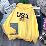 Usa Letters Ameerika lipu t&auml;hed ja triibud Meeste riided Lahti kaelusega kapuuts S&uuml;gis Pullover Hoodies Casual Pocket dressipluus S