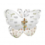 L&auml;bipaistev akr&uuml;&uuml;l liblika kaunistus Liblika lauasilt Kodu Kontor Raamaturiiul Lauaplaadi kaunistus Naised S&otilde;brad Ema B