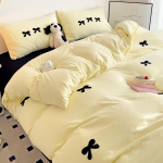 Pestud puuvillane neljaosaline komplekt v&ouml;&ouml;ri &uuml;hiselamu Kolmeosaline komplekt voodilina tekikatte tarvikud 1.8m bed