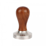Kohvi espresso tamper, esmaklassiline espresso kohvipulbri kohviubade tamper, roostevabast terasest lame alus, puidust k&auml;epide, 51 mm/53 mm/58 mm 51