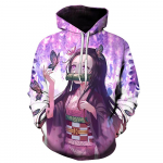 Anime Demon Slayer seeria 3D prinditud meeste kevad uus stiil kapuutsiga pikkade varrukatega kapuuts Mood vabaaja puuvillane pullover r&otilde;ivad XXXXXXL