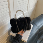 Mood pl&uuml;&uuml;sist &uuml;lemise k&auml;epidemega kotid Naiste &otilde;lakotid &Uuml;hev&auml;rviline kett Mitmek&uuml;lgne rahakott ja k&auml;ekott Pehmed lihtsad p&otilde;ikkotid 23x9x18cm must