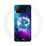 Coque Maniacase pour Vivo V21 5G Stitch ohana espace color&eacute;