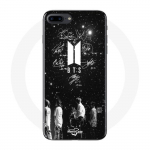 Coque Maniacase pour Iphone 8 Plus BTS Signature Members Rm Jin Jimin V Suga Jungkook J-hope