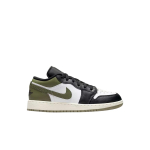 Air Jordan 1 Low GS Black Toe Medium Olive Laste tossud Roheline Valge 553560-092 37.5 black