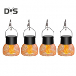 1/4 tk LED p&auml;ikeseaiavalgustid &uuml;liheledad automaatse laadimisega v&auml;listingimustes veekindlad p&auml;ikesega riputatavad tuled vilkuva leegiga 1pc