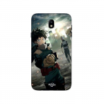 Coque Samsung Galaxy j7 2018 izuku Midoriya, shoto Todoroki, Bakugo Katsuki, war, one for all, my hero academia anime Maniacase