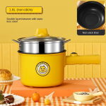 220 V multipliit elektriline riisipliit Kodumajapidamises kasutatavate nuudlite keedupott Mittenakkuv/roostevabast terasest sisemus koos aurutiga 220V