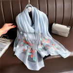 Naiste siidvillane sall Lilletikandid Hijab Naine Foulard Kevadsuvi &Otilde;hukesed Pashmina Sallid M&auml;hised Bufanda Pear&auml;tik Stoles 75x190cm