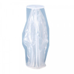 Korduvkasutatav viisardi silikoonvorm L&otilde;hnatu v&otilde;luri k&uuml;&uuml;nlavorm DIY k&uuml;&uuml;nalde valmistamine valge