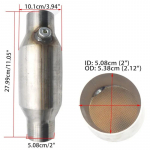 2'' 2,25'' 2,5'' 3'' universaalne katal&uuml;saator 400 elemendiga suure vooluhulga summuti katal&uuml;saator Euro1 &uuml;mmargune roostevaba teras