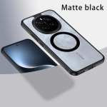 For Honor Magic 7 Pro Magic7 &uuml;mbris Magsafe'i magnetilise juhtmevaba laadimise jaoks akr&uuml;&uuml;l PC matt telefoni tagakaas Magic 6 lite jaoks For Magic 7 Pro must