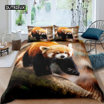 Pesukaru tekikott Armas loomateemaline voodipesukomplekt Nature Owl lohukott Wildlife Style King Size pol&uuml;estrist tekikate AU Single(140x210cm)