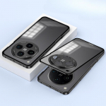 OPPO jaoks Find X8 PRO Case Luksuslik alumiiniumsulamist kaitseraua raam magnet suletud metallist tagakaas FINDX8 Find X8 PRO X7 Ultra telefoni&uuml;mbrised OPPO FIND X8 PRO must