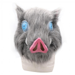 Anime Cosplay deemonitapja mask Hashibira Inosuke Cosplay kost&uuml;&uuml;mitarvikud Halloweeni rekvisiidid hall