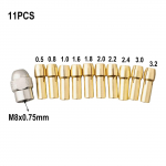 P&ouml;&ouml;rlevad t&ouml;&ouml;riistad Mini puurimist&ouml;&ouml;riist 11 tk/komplekt Padrunh&uuml;lss