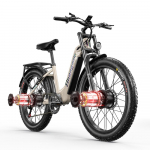 Shengmilo S700 Elektrijalgratas 1000W*2 Harjadeta Mootor 48V 17.5AH H&uuml;drauliline Pidur Linna Elektrijalgratas 26 Laiade Rehvidega Elektrijalgratas kollane