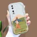 Armas koomiksimustriga kreemjas tekstuuriga korpus Lainelise servaga pehme silikoonkaanega telefoni&uuml;mbris Huawei Honor Infinix Tecno iPhone'i jaoks Infinix Hot 9 must