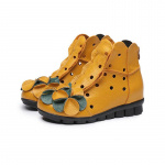 Etnilised Ehtsast Nahast Kingad Naised Vintage Saapad ja Kingad S&uuml;giseks Naiste Retro Saapad Boho Stiilis Kingad Daamide Punased Pahkluusaapad CN 40