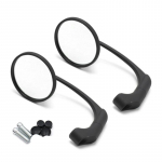 T&auml;iustatud mootorratta baari otsa tagavaate k&uuml;ljepeegel Stiilne peegel, lihtne paigaldus must