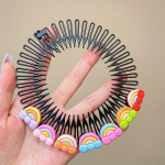 Lapsed Y2k Star V&auml;rvilised Juuksekamm Katkised peapael Juukseklambrid J&auml;nku Armas Peakate Printsess T&uuml;drukutele Piklikud Juukse Aksessuaar 1 PCS