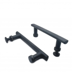 2 tk Du&scaron;iukse k&auml;epide Plastikust Vannitoa T&otilde;mbek&auml;epide Du&scaron;iruumi Klaasist L&uuml;kandukse K&auml;epidemed Nupud Must Asendus K&auml;epide Riistvara