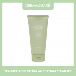 Dermashare Tea Tree Acne pH Balance Foam Cleanser 150ml, Soothing, Moisturizing, Korean Cosmetics, Kbeauty, sample