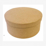 Bo&icirc;te cylindrique en carton avec couvercle - 10 x &Oslash; 18,5 cm