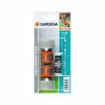 Kit d'arrosage GARDENA pour tuyau &Oslash;19mm - 2 raccords rapides - Connecteur adapt&eacute; - Garantie 5 ans hall