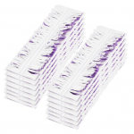 12 tk &uuml;hekordselt kasutatav mopipadi, mis t&auml;idab m&auml;rjaks v&otilde;i kuivaks kasutamiseks m&otilde;eldud mopipadja lilla/valge