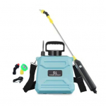 1,3 galloni/2,1 galloni elektripihusti Sisseehitatud 18650 mAh laetav akupihusti Aiapihusti teleskooppihustiga taimede kastmiseks 5L sinine