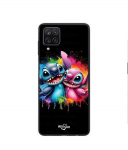 Coque - Maniacase - Galaxy A12 - Silicone - Stitch Angel - Color&eacute; must