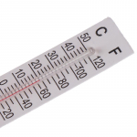 10 tk 5 cm x 1,1 cm miniatuurne paberist papptermomeeter siseruumides -20-50 Celsiuse j&auml;rgi