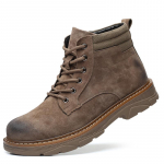 Meeste 2020 talvised briti k&otilde;rge s&auml;&auml;rega ehtsast nahast matt saapad Size 40 khaki