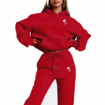 Naiste kapuutsiga dressipluusid Kaheosalised komplektid Mood Hawaii Kookospuu Prindiga Pullover Dressip&uuml;ksid 2-osaline komplekt Pusad P&uuml;ksid &Uuml;likond M