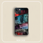 Money &uuml;li&otilde;huke TPU telefoni&uuml;mbris iPhone 6-16ProMax/SamsungS7-S24Ultra/Redmi13TPro jaoks - p&otilde;rutuskindel, kriimustuskindel, reljeefne CameraSafe kate iPhone 6/6S