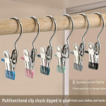 Tuulekindel roostevabast terasest mitmeotstarbeline klamber riiete, p&uuml;kste, m&uuml;tside ja sokkide jaoks Random Color [1 piece]