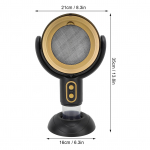 Kaasaskantav multifunktsionaalne v&otilde;imas suitsutusmasinMajapidamises kasutatav mini lauaarvuti suitsutusahi grillmasin kuuma poti pliit &otilde;hupuhasti USB must