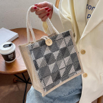 Naiste sirgjooneline k&auml;ekott Uus stiil Moodne k&auml;es kantav l&otilde;unakotikott &otilde;pilastele T&uuml;druk V&auml;ike &otilde;lakott