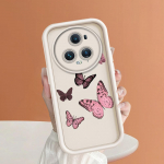 Pehme silikoonist ruudukujuline redelprintimise mustriga telefoni korpus, t&auml;iskaanega kaamera p&otilde;rutuskindel kummist &uuml;mbris Huawei Honori jaoks Huawei Mate 50 Pro valge