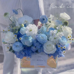 Kohandatud peeglilillega kinkekarp &ndash; akr&uuml;&uuml;list l&auml;bipaistev disain koos korvikaanega