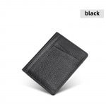 &Uuml;li&otilde;huke meeste ehtsast nahast kaardihoidja ja juhiloa &uuml;mbris mitme kaardipesa jaamiga must