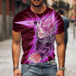 Dragon Ball Z Beebikost&uuml;&uuml;m Son Goku Laste Suvine Meeste T-s&auml;rk Anime Multifilmiprint Valge Must Poiste ja T&uuml;drukute Top 2XL