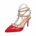 2024 Kevad Uued K&otilde;rge Kontsaga Naiste Stiletto Konts Metsik Seksikas Terava Ninaga &Otilde;&otilde;nes Neet &Uuml;ksikud Kingad Naiste Varvaste Sandaalid Naiste 42 punane