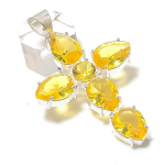 Citrine Handmade 925 Sterling Silver Jewelry Pendant 2.44 u4k33