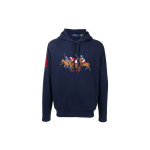 Polo Ralph Lauren Logotr&uuml;kiga Tikitud Kapuutsiga Pikkade Varrukate Dressipluus Meeste dressipluus Sinine 710823853-001 S