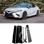 8 tk l&auml;ikiv must ukseakna samba postikaane trimm Toyota Camry 2018-2021 jaoks