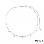 Mitmek&uuml;lgne &otilde;huke rannakett kehakett Lihtne geomeetriline imitatsioon kristallist ripatsiga v&ouml;&ouml;st kett Suvine seksikas kehakett kuld