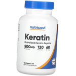 Keratiin kapslites, Keratin 500, Nutricost 120kaps (72647042) 120caps
